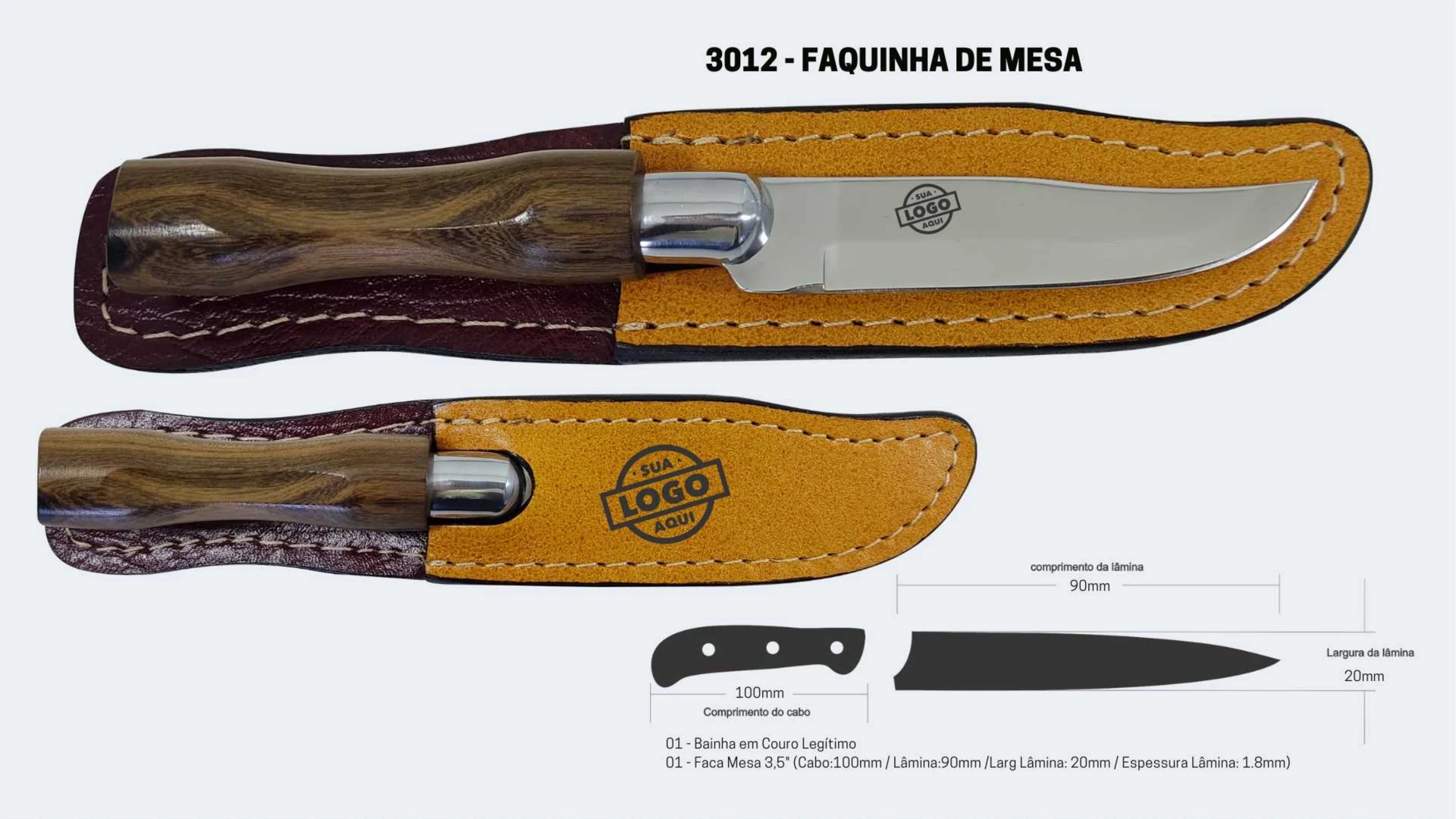 Página 10 do catálogo de brindes corporativos Pazpazini: 3012 - FAQUINHA DE MESA