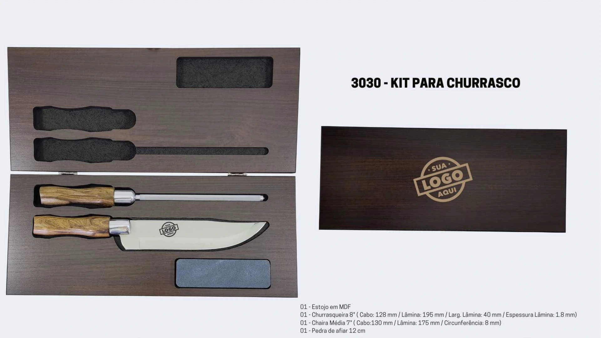 Página 16 do catálogo de brindes corporativos Pazpazini: 3030 - KIT PARA CHURRASCO